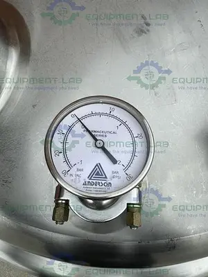 USED PRECISION STAINLESS 600 LITER STAINLESS STEEL JACKETED REACTOR 45 PSI