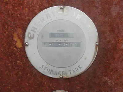 SPC7508  Tank 1700 gallon horizontal tank, Stainless Steel Contact Parts