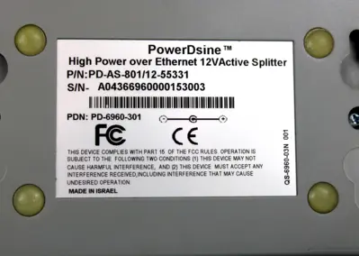 NEW POWERDSINE PD-AS-801/12-55331