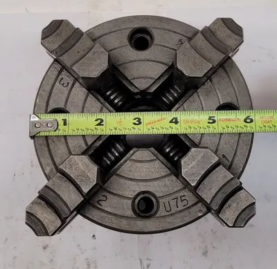 KC U75 - 6in - 4 Jaw Chuck Tooling & Accessories, Lathe Chucks | Machinery Central (6)
