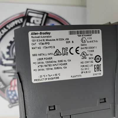 Allen-Bradley 1734-FPD SER. B I/O Modules | American Industrial Supply Co. (7)