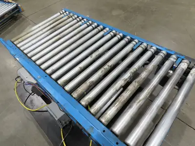 Hytrol 190E24EZ 30"x 5' Accumulation Roller Conveyor 27"BF 24V EZLogic Zones