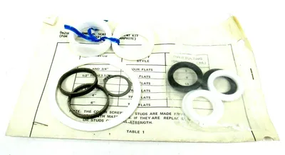 NEW DEZURIK VLA-DZ-871 PERMASEAL SEAT REPLACEMENT KIT VLADZ871 DZ-871