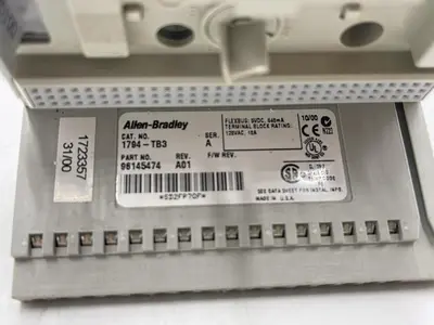 Used ALLEN-BRADLEY ALLEN-BRADLEY 1794-TB3 SER A PLC Input & Output | ND Industrial Surplus #1214803