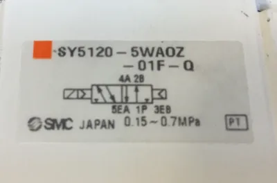 SMC SY5120-5WAOZ-01F-Q Valve 6E