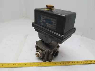 Bi-Torq IS3WT12300EA4 Actuator w/3 Way 1-1/4"NPT Valve 115VAC 300In/Lbs Torque