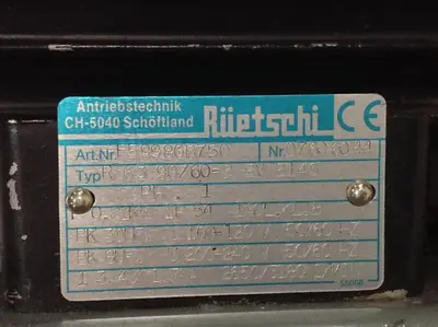 USED RIIETSCHI R-63 90/60-2 EV.B145