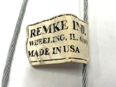 USED REMKE WIRE MESH BUS DROP GRIP .53-.73" DIAMETER SHELFWARE