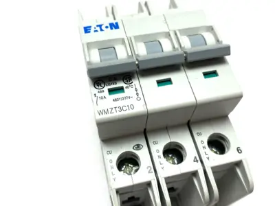 USED EATON CIRCUIT BREAKER 3-POLE 10A 480Y/277V