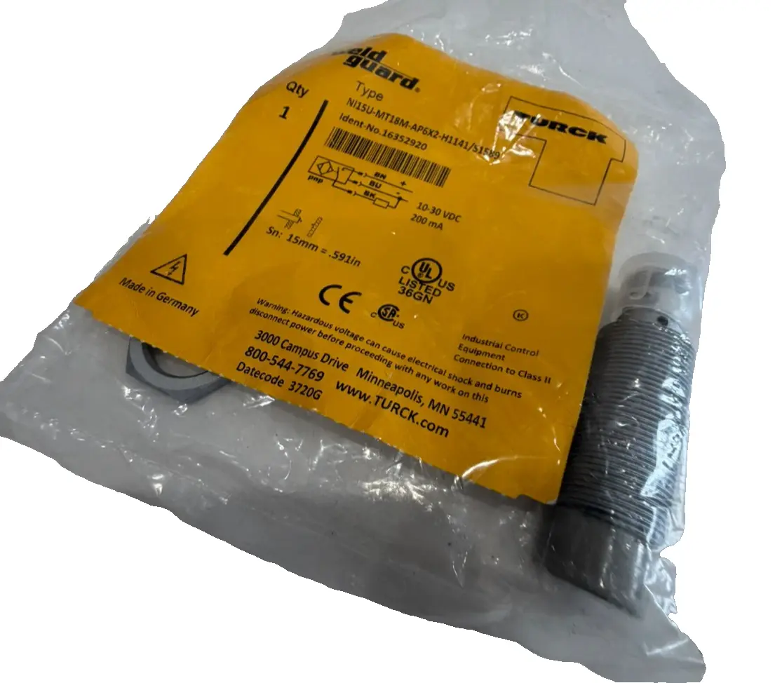 NEW TURCK NI15U-MT18M-AP6X2-H1141/S1589 SENSOR 16352920