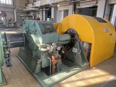 USED 1964 ELIN KR 25 STEAM TURBINE AND BOILER