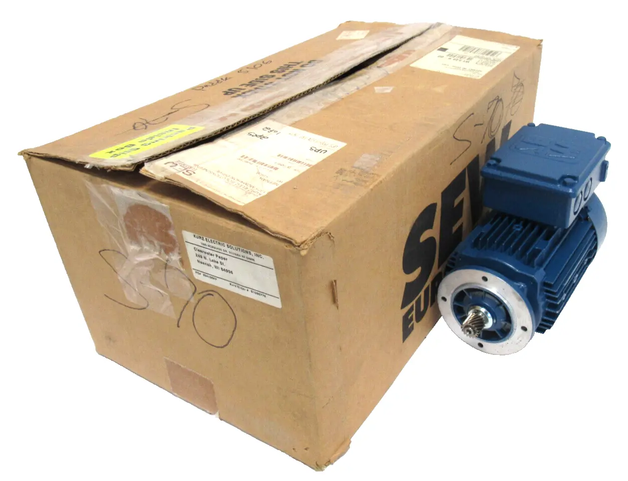 NEW SEW EURODRIVE DFT80N8/4 MOTOR 460V .3/.5HP DFT80N84