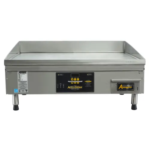 Accutemp EGF2403A2450-T1 24" Electric Griddle W/ Thermostatic Controls - 3/16" Steel Plate, 240v/3ph