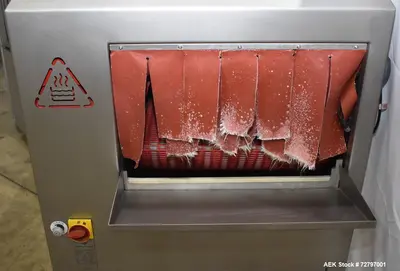 Used Flexopack IV450 Rotary Vacuum Sealer with iShrink Tunnel – Meat Packaging