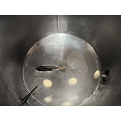 Used 500 Liters (130 Gal) Stainless Steel Sanitary Tank with Legs