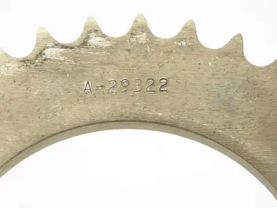 20522 A-29322 Sprocket Plated 1/2" Pitch #40 Chain 36 Tooth 3-5/8" Bore 6"OD