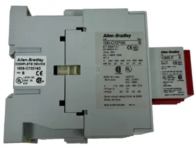 NEW ALLEN BRADLEY 100S-C72D14C SAFETY CONTACTOR 110-120V 50/60HZ 100-C72*00