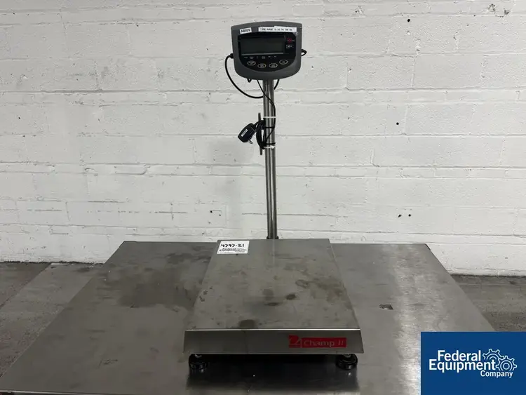 Used Ohaus Ohaus Champ II Platform Scale, S/S, 250 lbs Scales Ohio US | Federal Equipment Company #368481