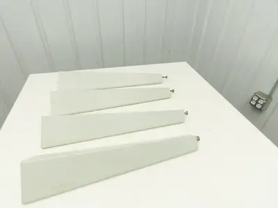 Omga Machine Base Table Legs 26-1/2" Long White Radial Arm Saw Set of 4