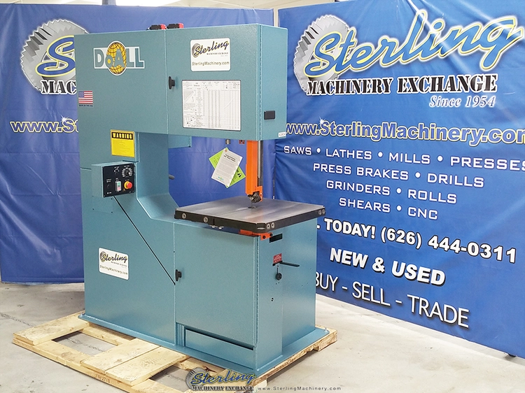 New | in-Stock DOALL 3613-V3 Vertical Band Saws California US | Sterling Machinery Exchange #1466033