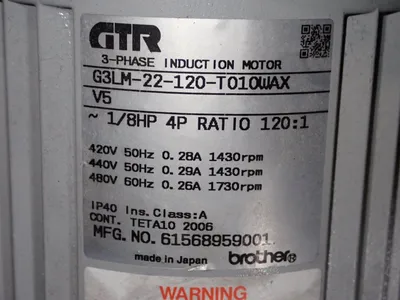 USED GTR G3LM22120T010WAX