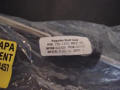 Propeller Shaft Assembly Propeller Shaft Assembly Other Cleaning Supplies | ANACAPA EQUIPMENT BROKERS, INC (1)