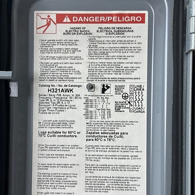 USED Square D H-321-AWK