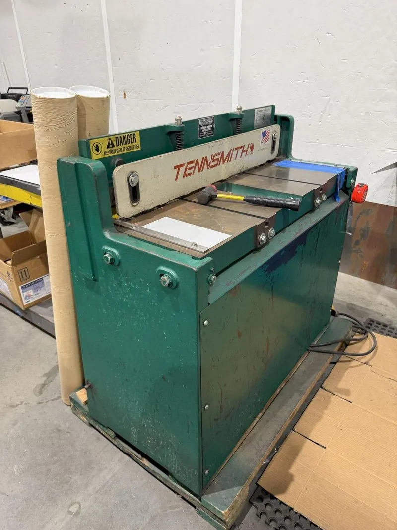 Used TENNSMITH _UNKNOWN_ Power Squaring Shears (Gauge) Ohio US | Yoder Brothers machinery #1470454