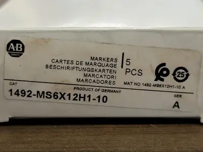 NEW ALLEN-BRADLEY 1492-MS6X12H1-10