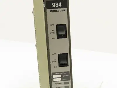 Modicon AEG AS-9770-000 PLC CPU Processor Module Memory Power Supply Keyed