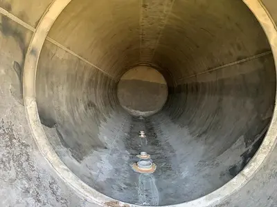Tank, 1,500 Gallon, S/st, 4' x 18', 25 PSI, Coalescer Tank #S743658