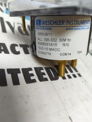 New | in-Stock WESCHLER 19563911 Meters - Misc | Surplus Asset Holdings #1206861