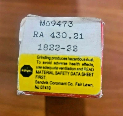 NEW Sandvik Coromant Does Not Apply