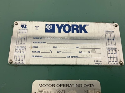 Used YORK _UNKNOWN_ A.C. Motors Ohio US | Equipment Recovery Corp. #1331558