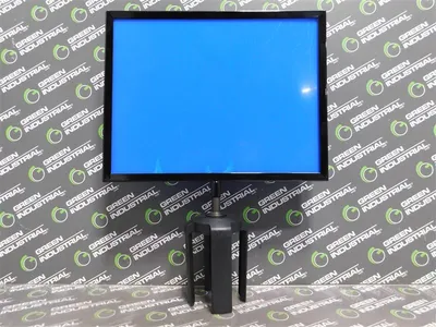 U-Line H-6418 Crowd Control Sign with Bracket 11" x 8-1/2" Blank Frame New
