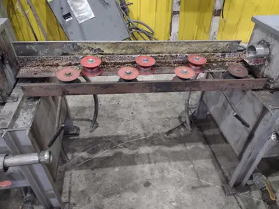 4" CAPACITY ULTRASONIC BAR & TUBE CONTINUOUS WASHER: STOCK #22589