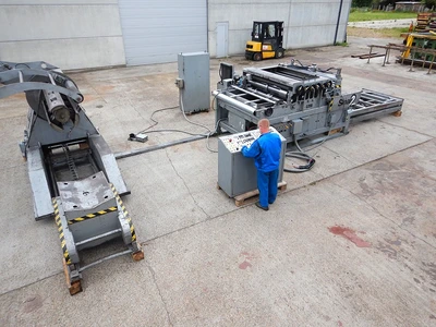 USED IOWA SLITTING & CUT TO LENGTH 1600 X 3 X 12 TON CNC