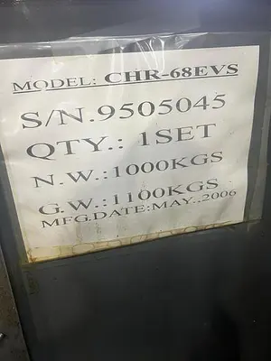 USED 2006 CYCLEMATIC CHR68 EVS CHUCKER TOOL ROOM LATHE