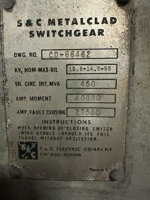 Used S&C _UNKNOWN_ Miscellaneous Equipment (Electrical & Power) Ohio US | Surplus Asset Holdings #1210079