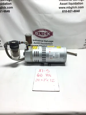 Gast 0823-101Q-G273/P063FYL-4389/G273NE Vacuum Pump 50/60Hz 1425/1725RPM 1/2HP