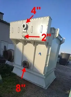 Heat Exchanger, Air-Fin Tube, 1200 deg F, Canon Boiler Works #S744456