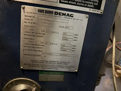 2001 VAN DORN 1760CC17000 Injection Molding Horizontal/Vertical | Machinery Network (5)