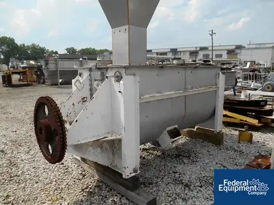 USED Areco 80 Cu Ft Areco Ribbon Blender, 304 S/S, 20 HP