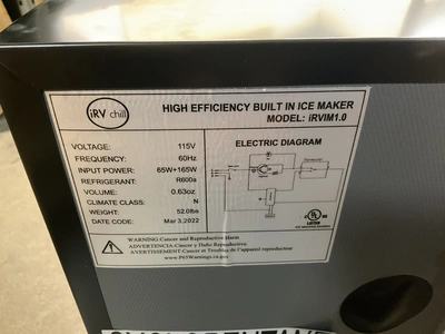 Used IRV CHILL IRVIM1.0 Ice Machines Michigan US | Miedema Asset Management Group #1415020