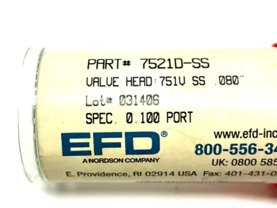 7521D-SS | Nordson EFD  Valve Head 7021350 - New
