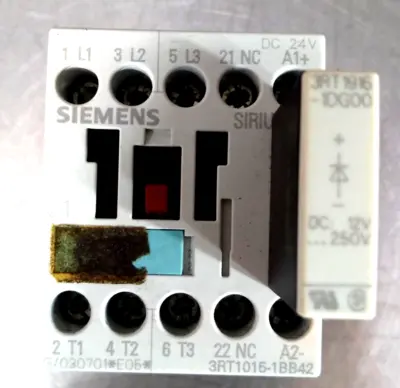 Siemens 3ZX1012-0RH11-1AA1 w/ 3RT1916-1DG00 Circuit Breaker Loc 4E29