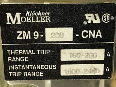 USED MOELLER NZM9-250 / DISCONNECT