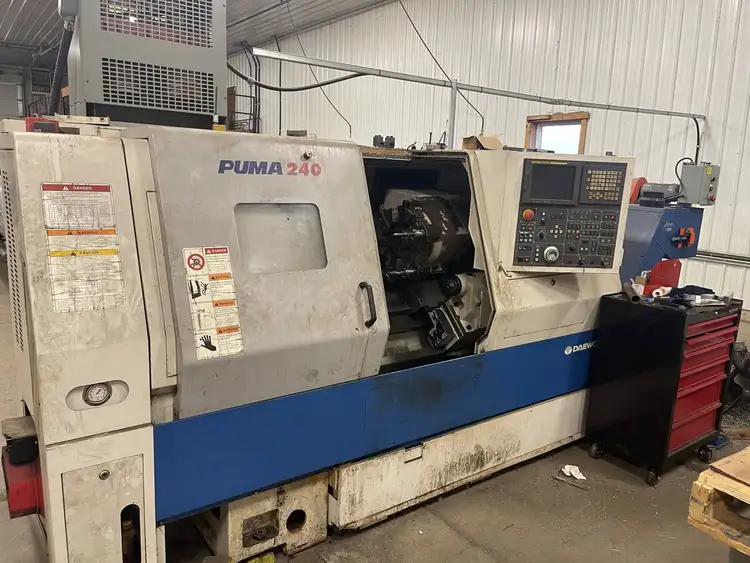 Used 2005 DAEWOO PUMA 240 CNC Lathes CA | Revelation Machinery #402790