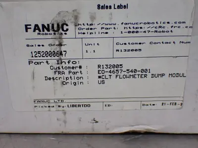 NEW FANUC EO4657540001