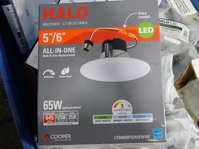 Halo, Nutone, Rab Misc. Electrical Items